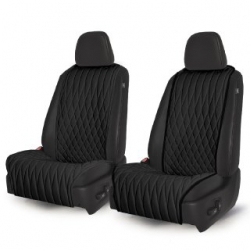 Комплект передних накидок (Черный) Ромб 2